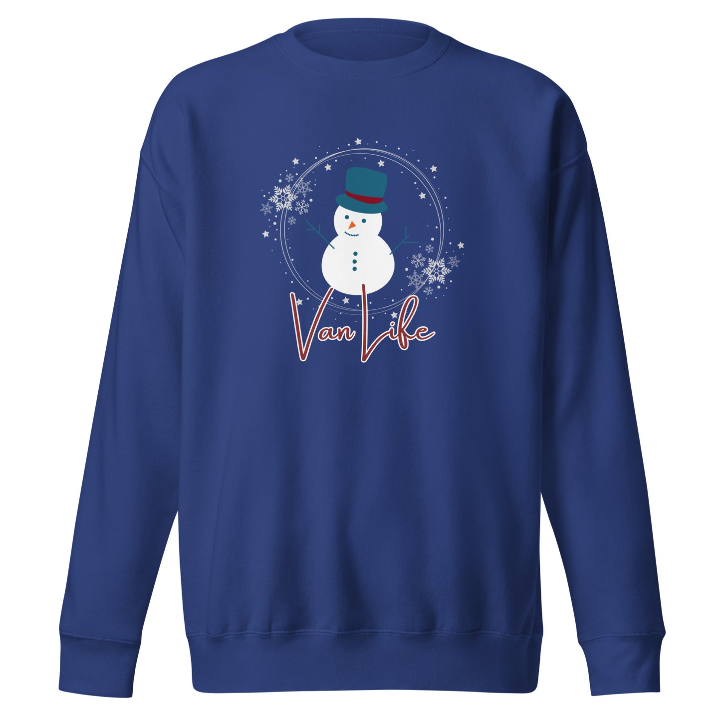 Vanwear Van Life Christmas Sweatshirt - Snowman