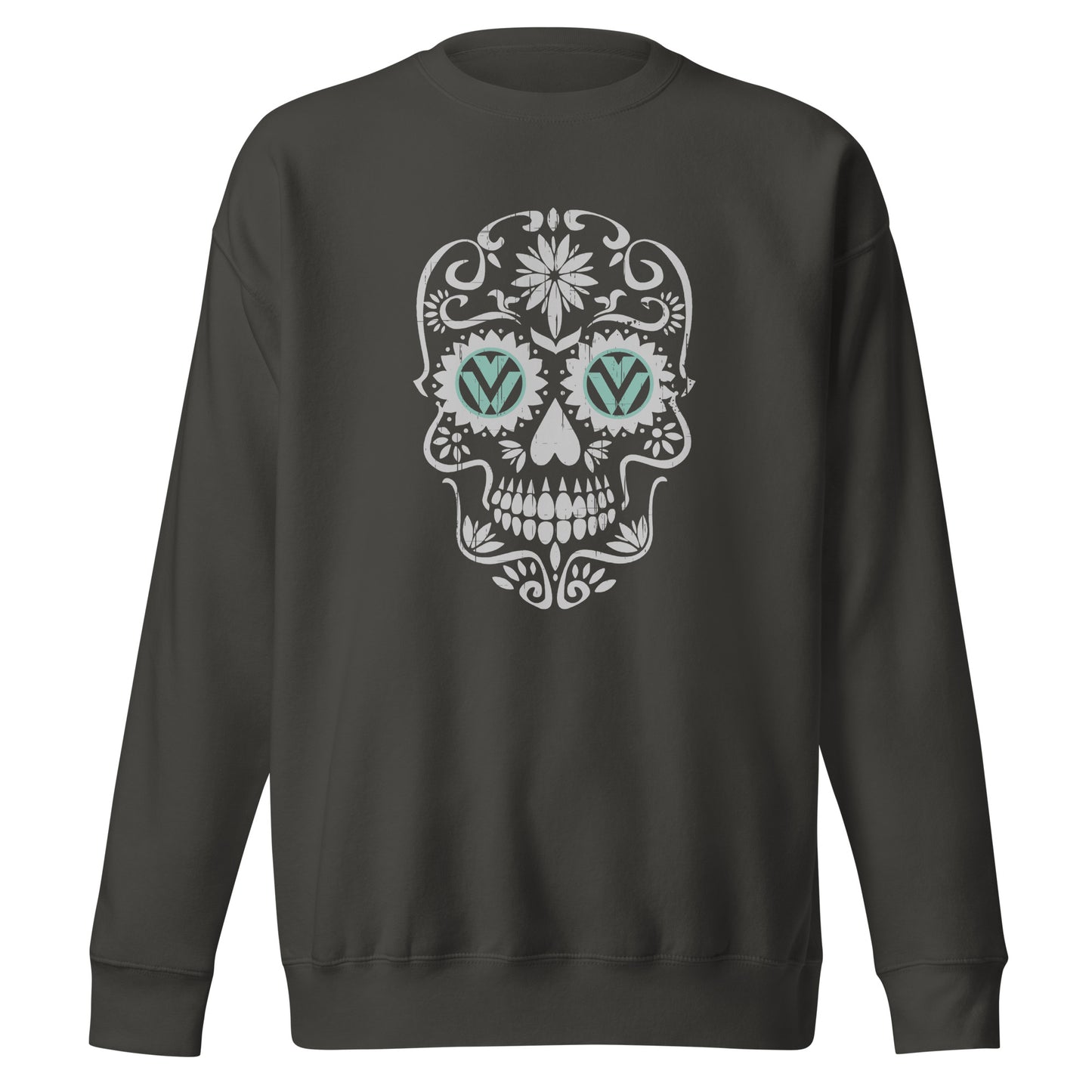 Vanwear Sugar Candy Skull VW Campervan Sweatshirt