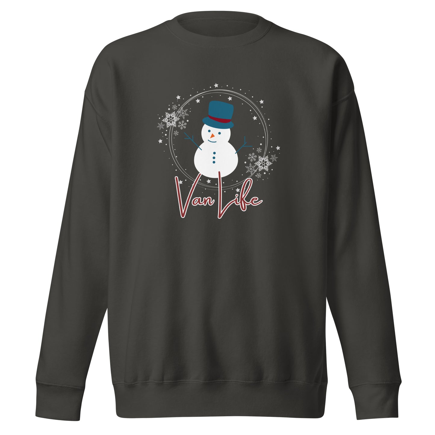 Vanwear Van Life Christmas Sweatshirt - Snowman