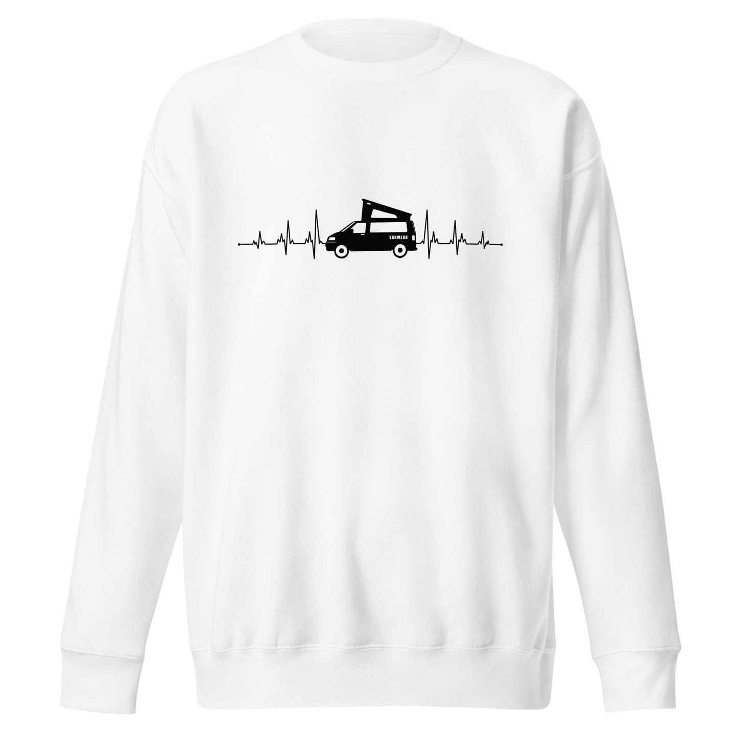 Vanwear Volkswagen VW T5 T6 Heartbeat Campervan Sweatshirt