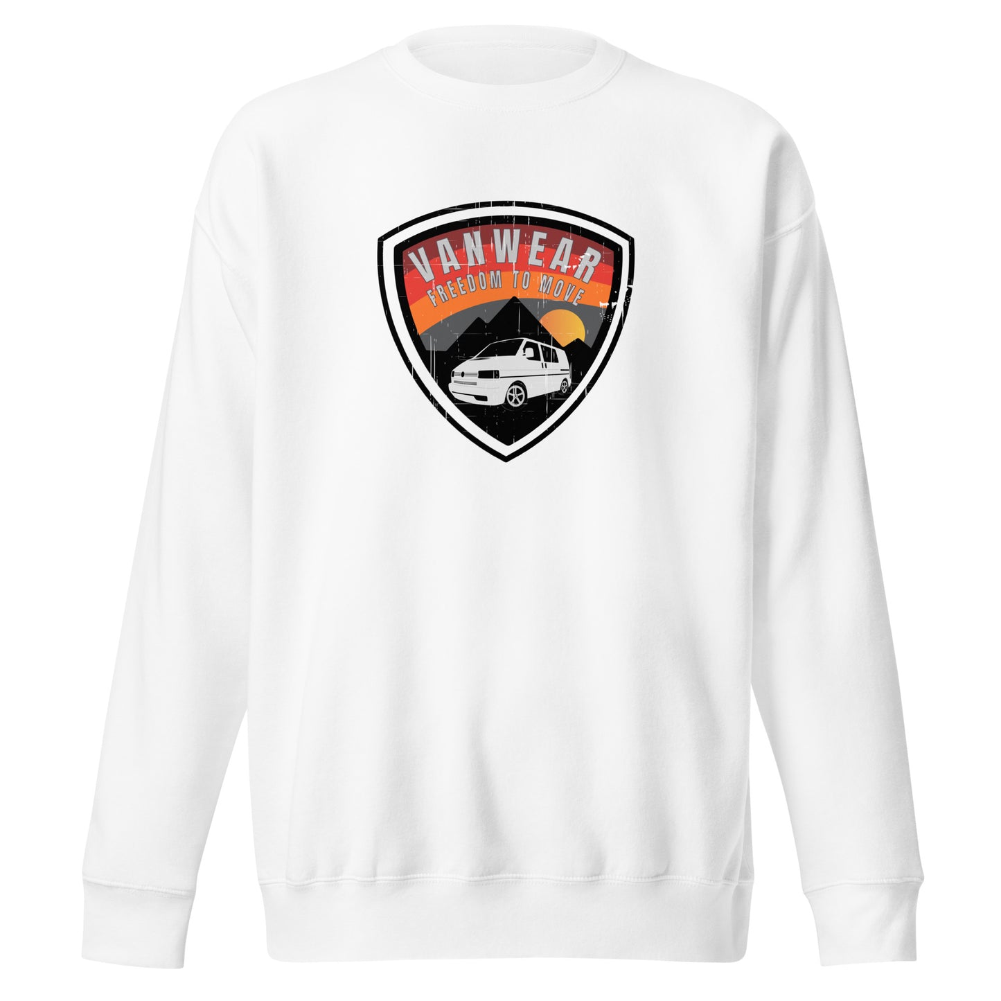 Vanwear Volkswagen VW T4 Campervan Sweatshirt - Explorer Shield