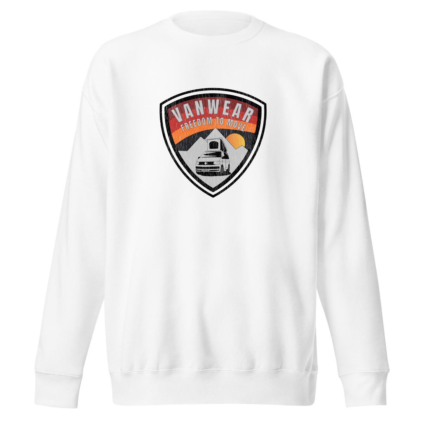 Vanwear Volkswagen VW T5 T6 Campervan Sweatshirt - Explorer Shield
