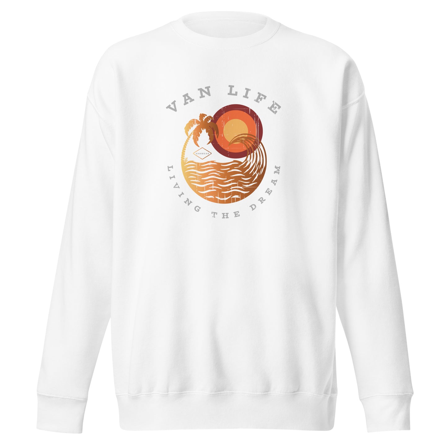 Vanwear Van Life Sweatshirt - Sunset Wave