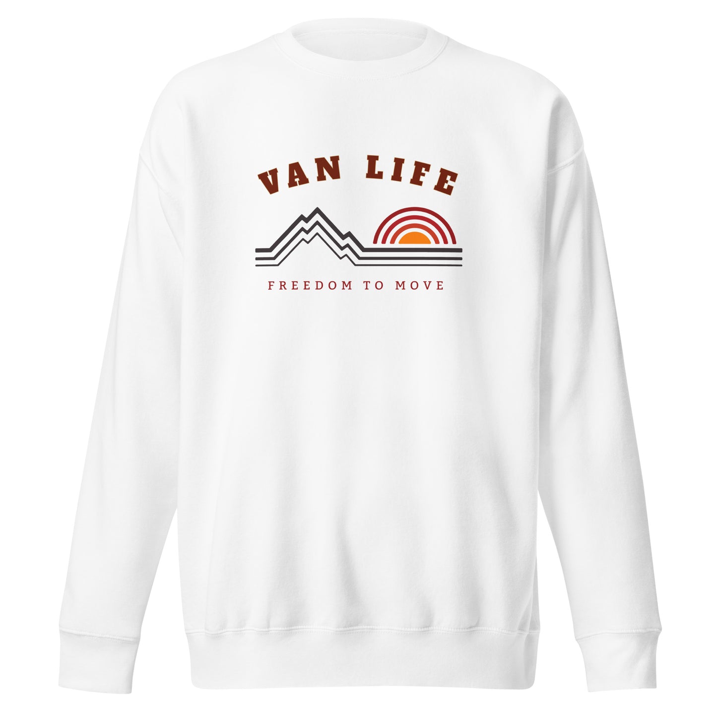Vanwear Van Life Sweatshirt - Mountain Peaks