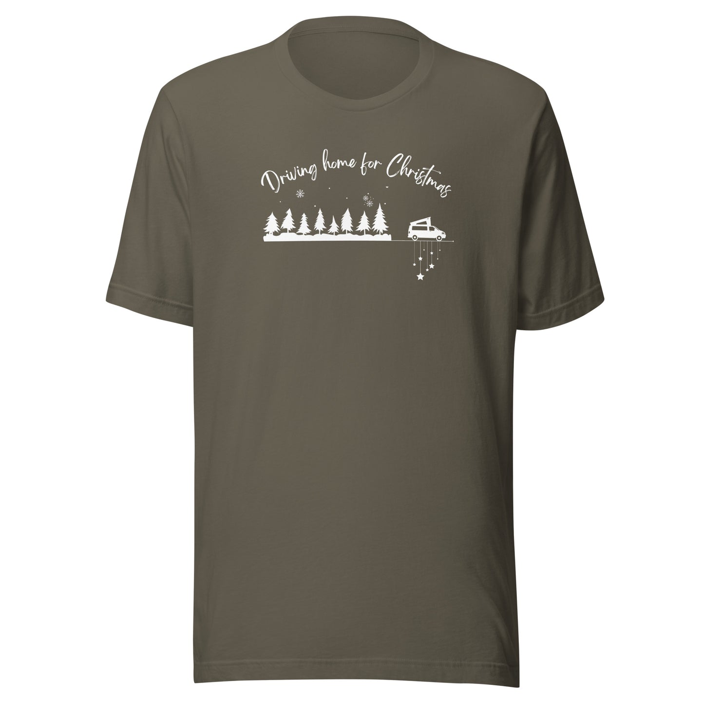 Vanwear VW Volkswagen Campervan Christmas T-Shirt
