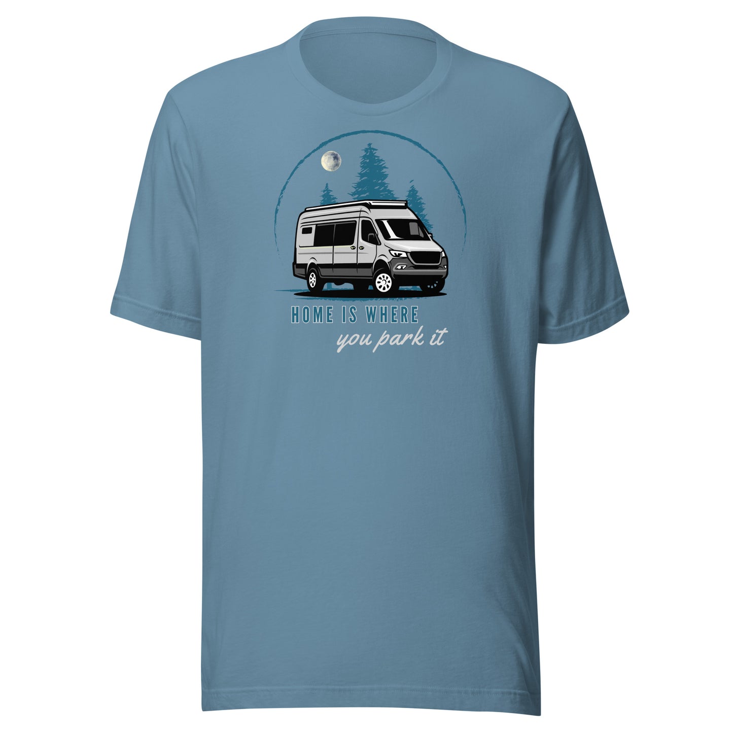 Home is Where You Park it Motorhome Campervan T-Shirt