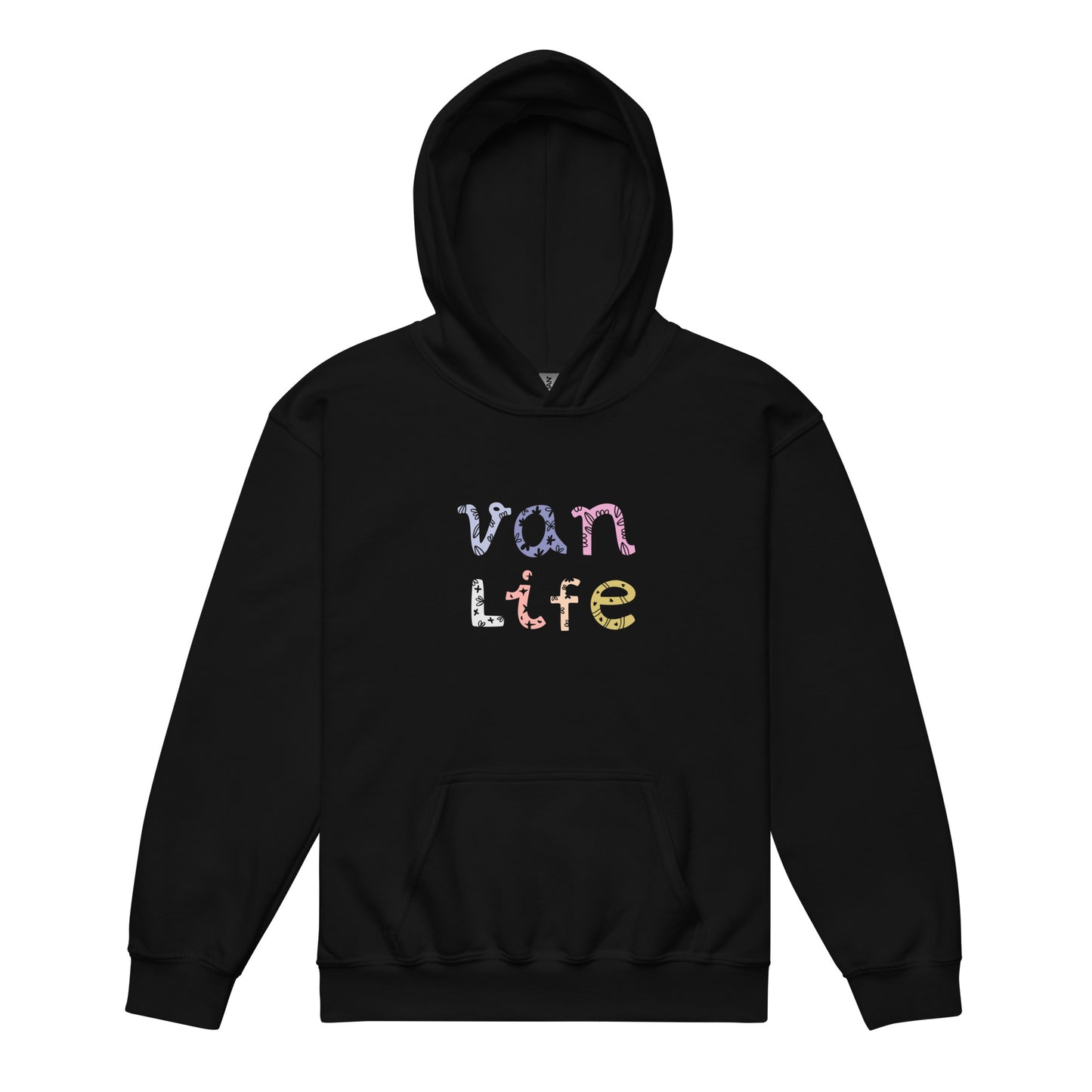 Vanwear Kids - Child's Van Life Hoodie - Typographic