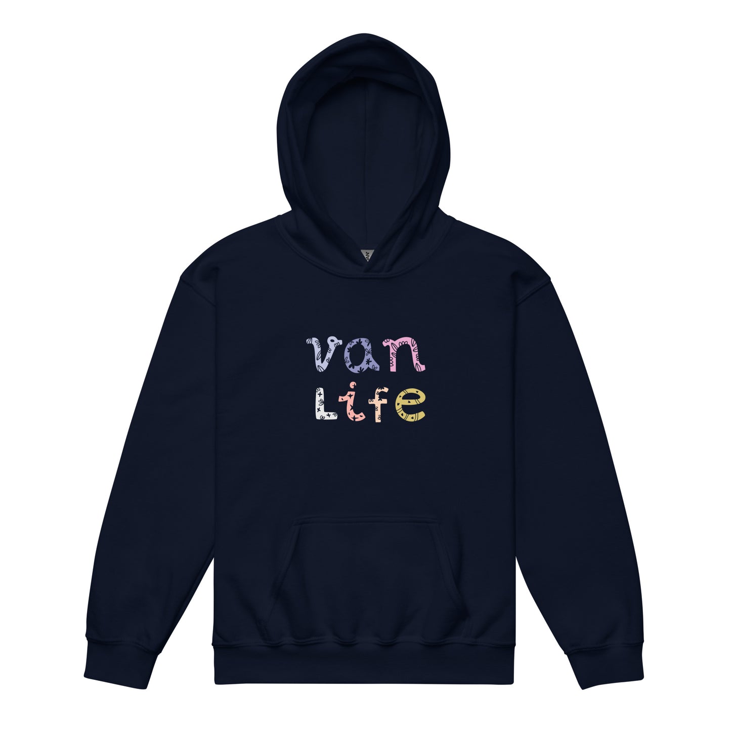 Vanwear Kids - Child's Van Life Hoodie - Typographic