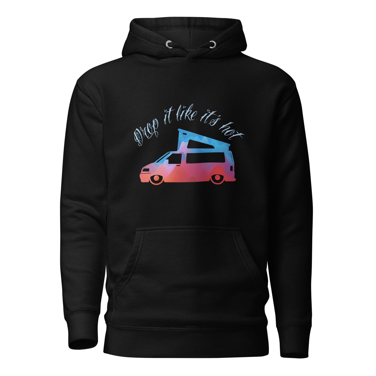Vanwear 'Drop It Like It's Hot' Lowered Volkswagen VW T5 Campervan Hoodie