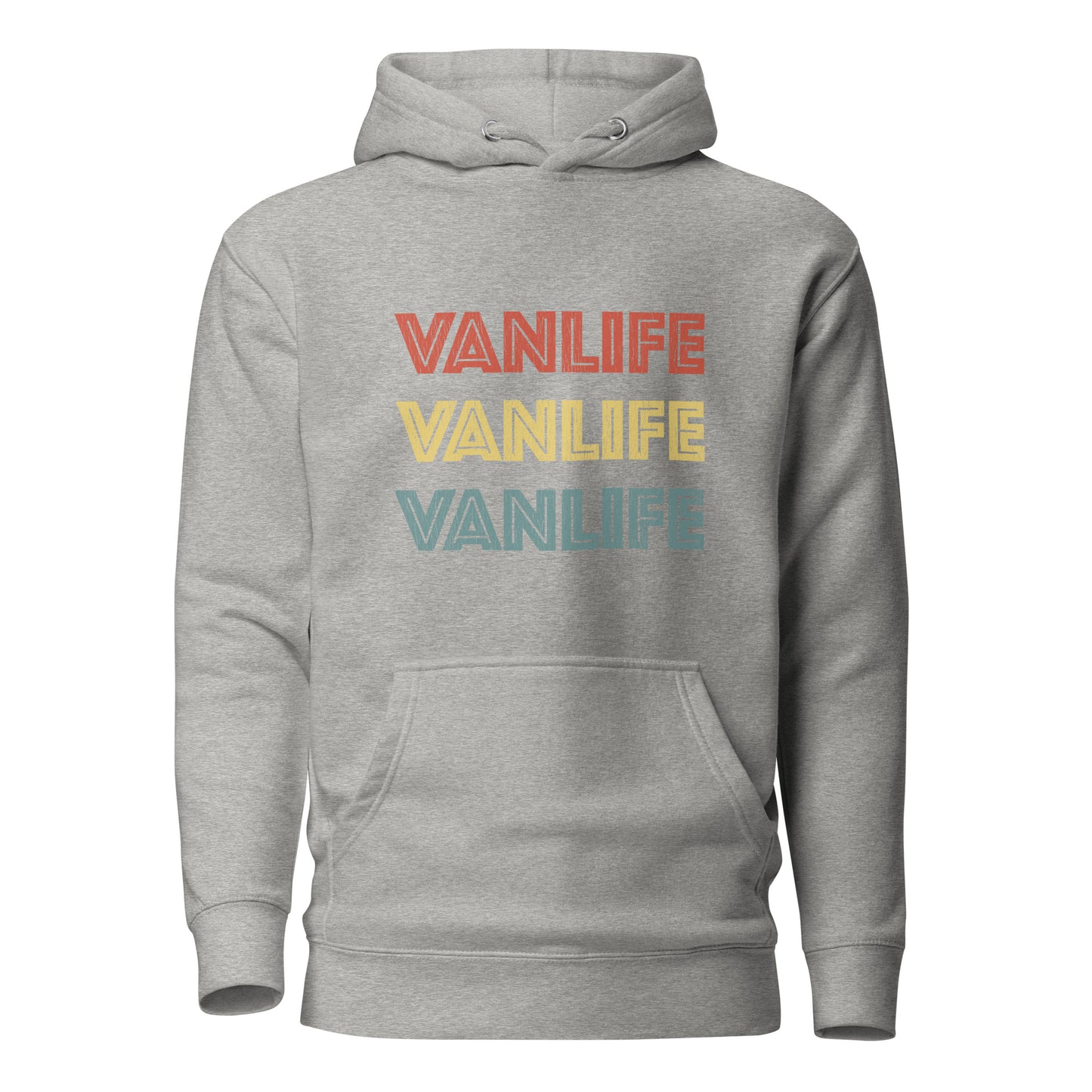Vanwear Van Life Campervan Retro Look Hoodie - 3 Lines