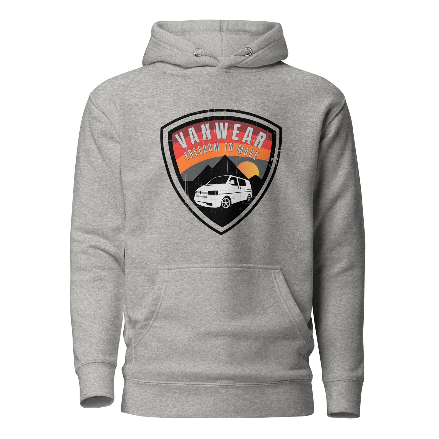 Vanwear VW T4 Campervan Hoodie - Explorer Shield