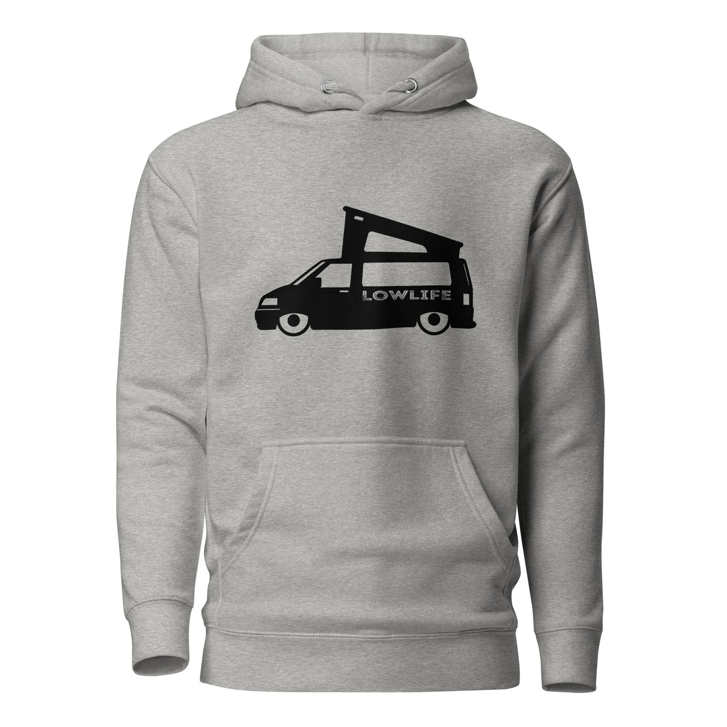 Vanwear Lowered Volkswagen VW T5 Campervan Hoodie - Low Life