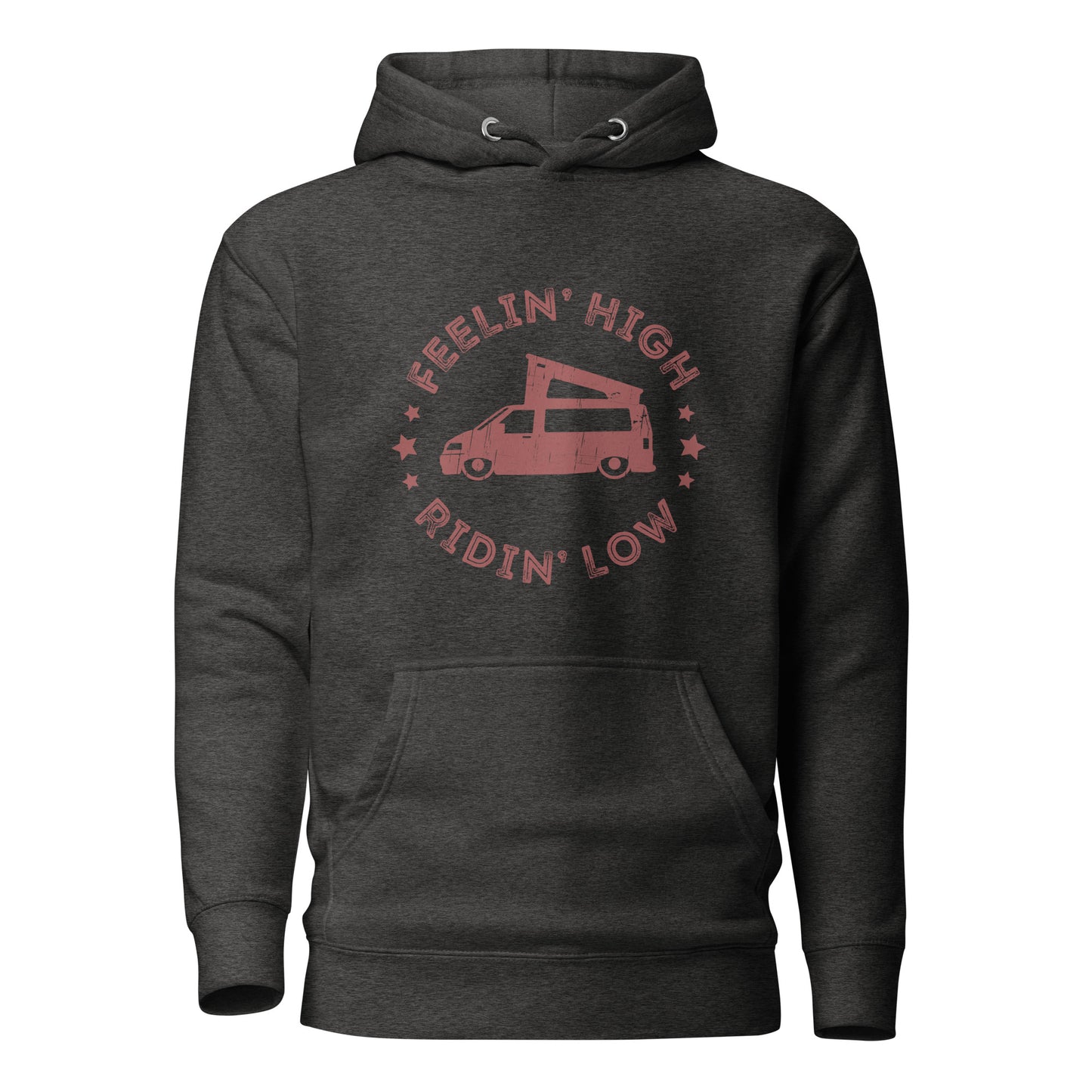 Vanwear Lowered Volkswagen VW T5 Campervan Hoodie - Feeling High!