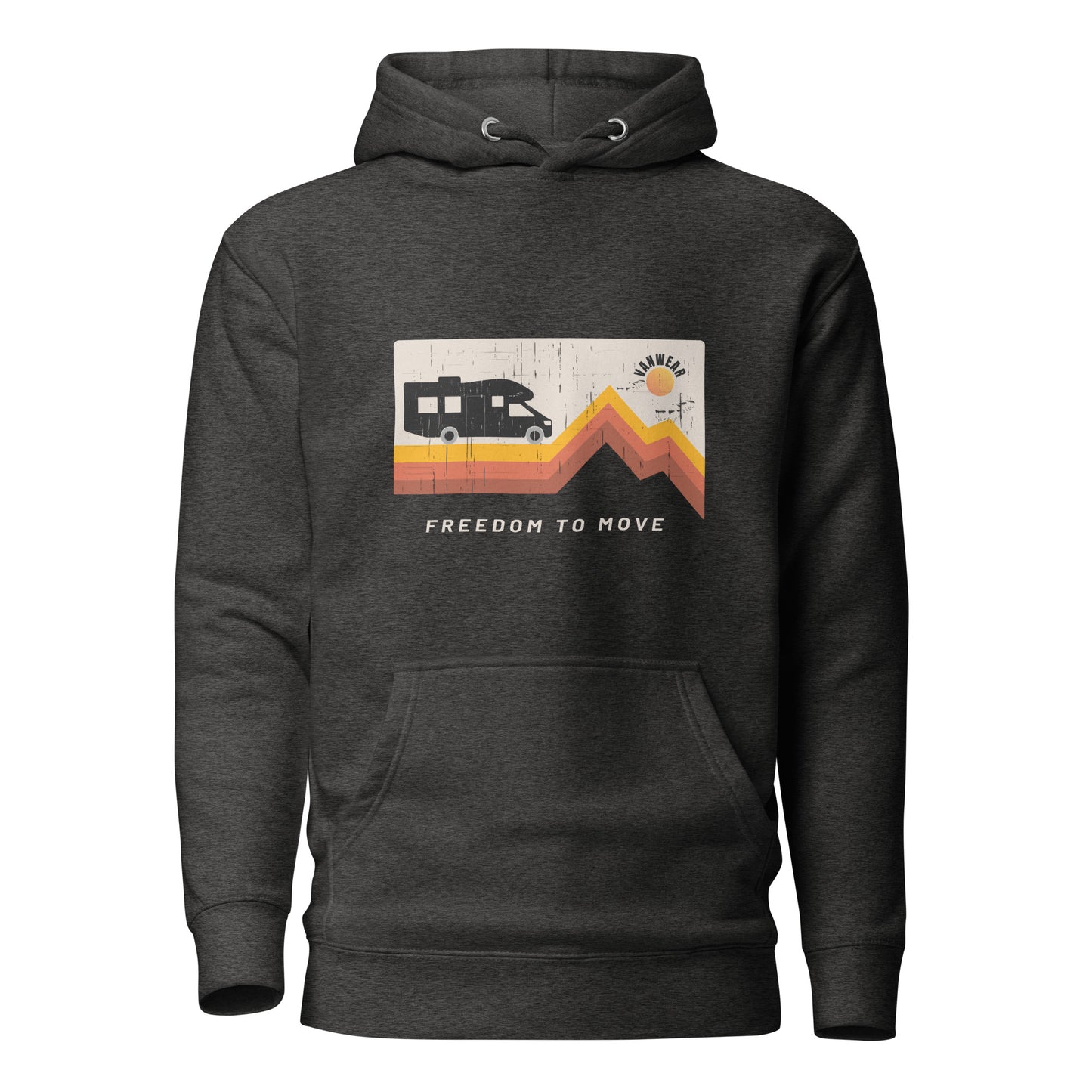 Vanwear Motorhome Unisex Hoodie - Mountain Sun Explorer