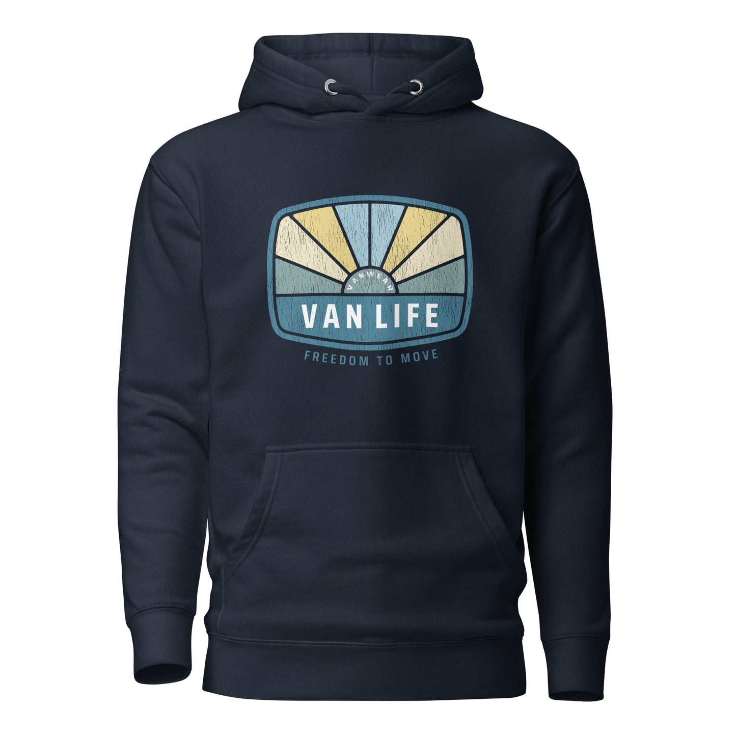Vanwear Van Life Unisex Campervan Hoodie - Sunrise