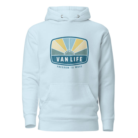 Vanwear Van Life Unisex Campervan Hoodie - Sunrise