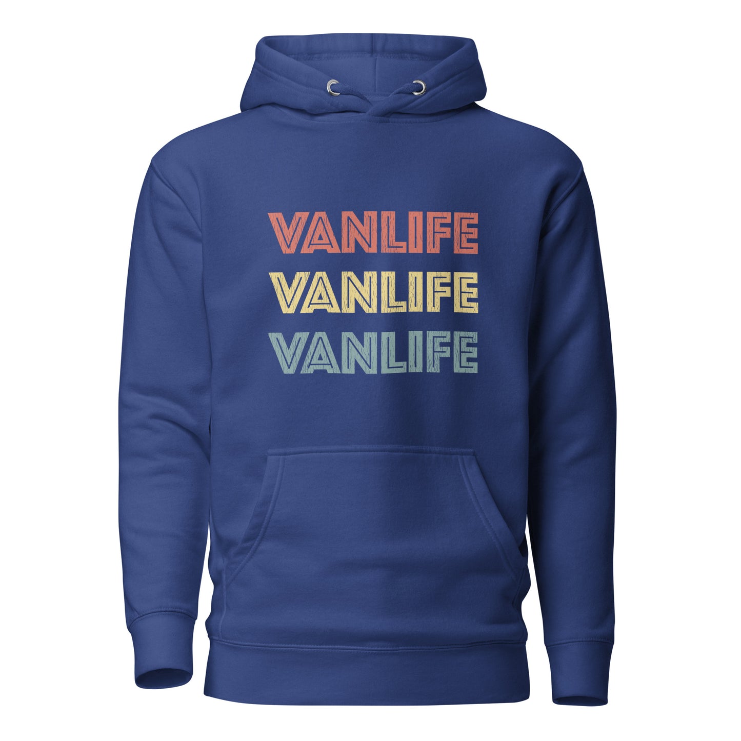 Vanwear Van Life Campervan Retro Look Hoodie - 3 Lines