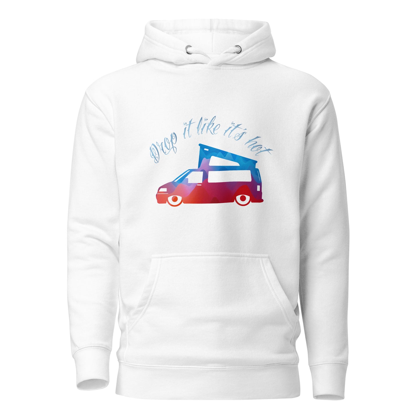 Vanwear 'Drop It Like It's Hot' Lowered Volkswagen VW T5 Campervan Hoodie