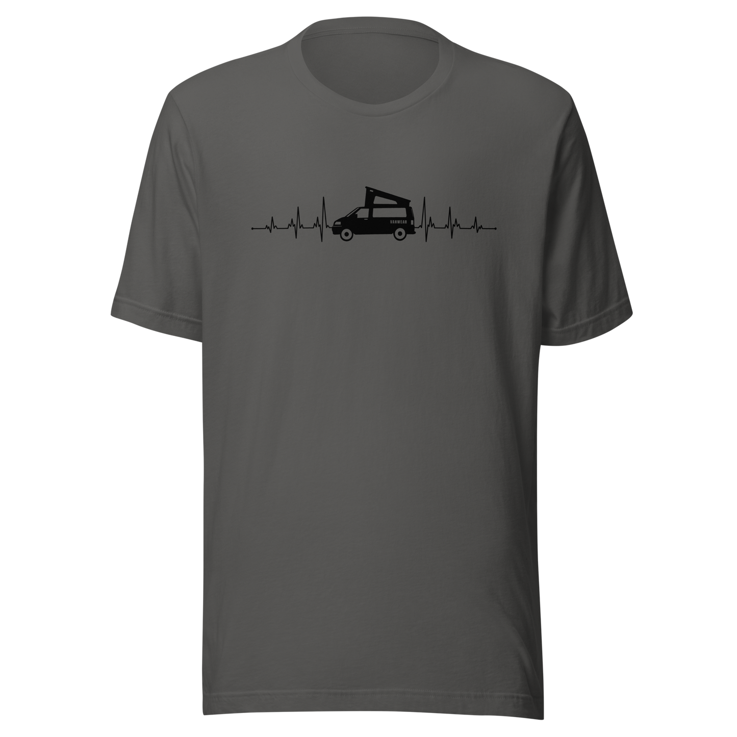 Vanwear VW T5 T6 Heartbeat Unisex Campervan T-Shirt