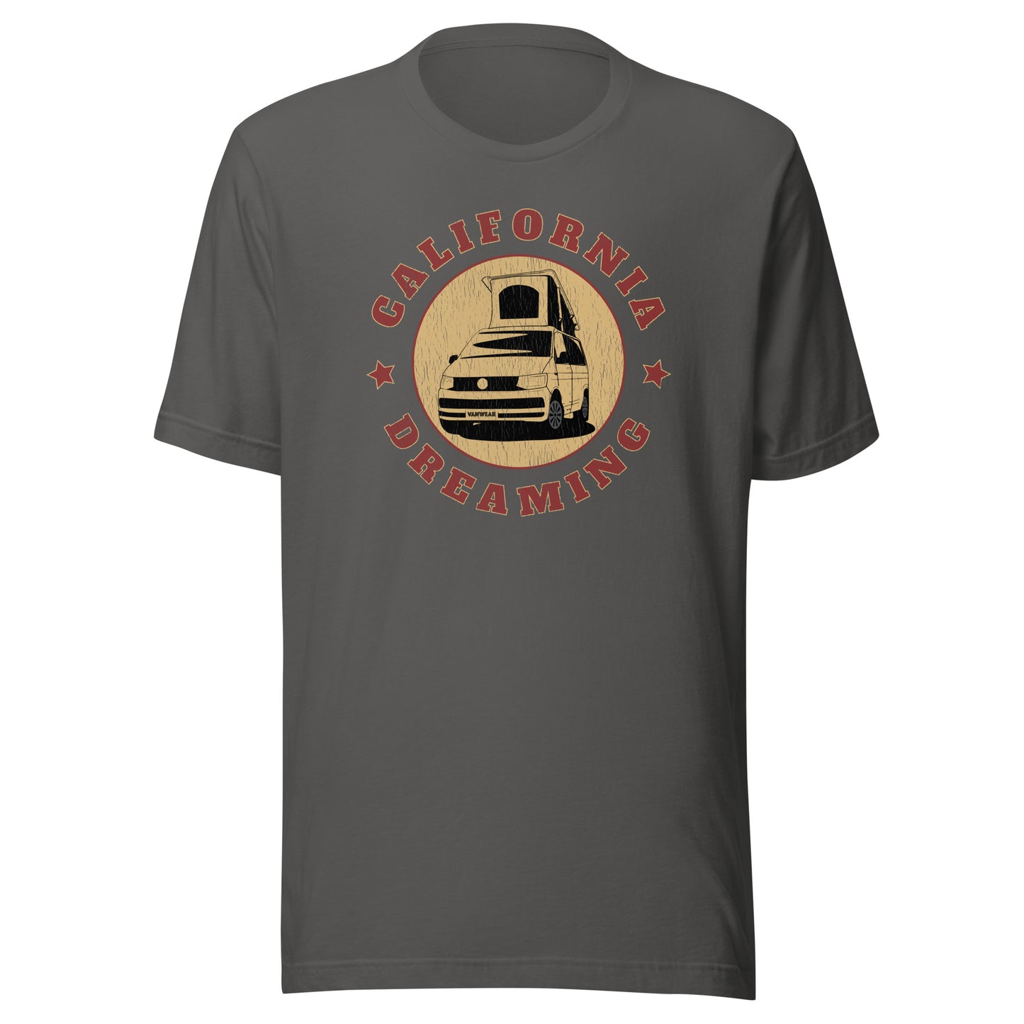 Vanwear Unisex California Dreaming VW T5 T6 Campervan T-Shirt