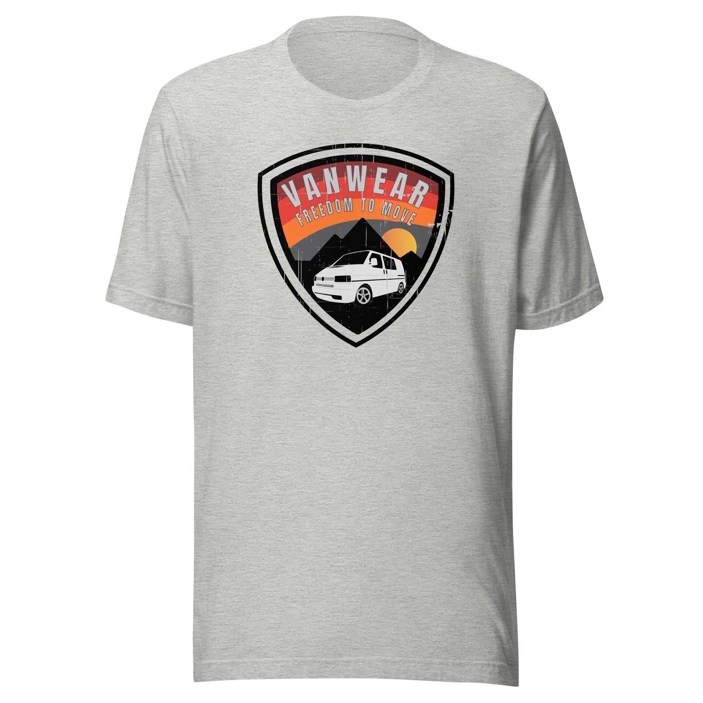 Vanwear VW T4 Campervan Unisex T-Shirt - Explorer Shield
