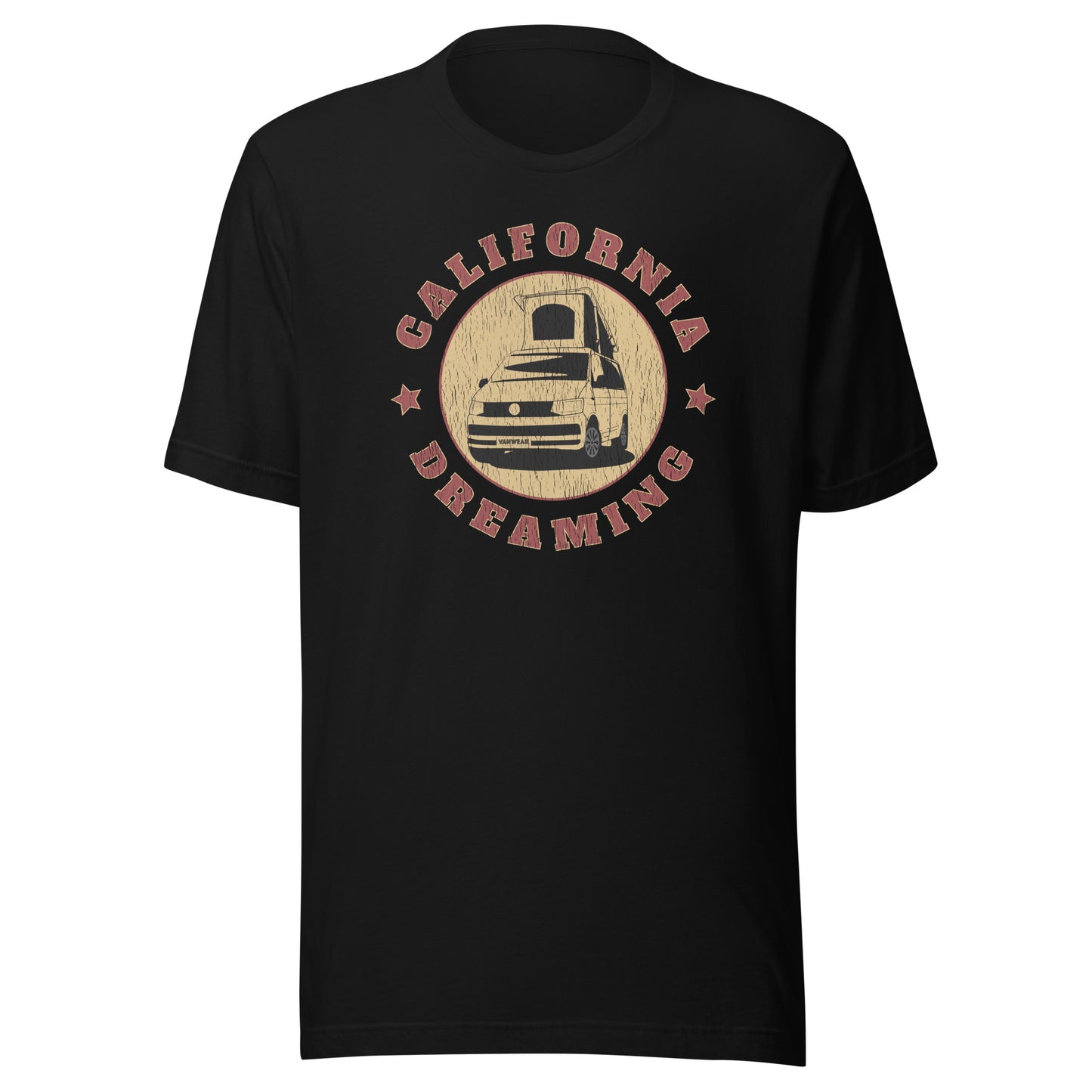 Vanwear Unisex California Dreaming VW T5 T6 Campervan T-Shirt