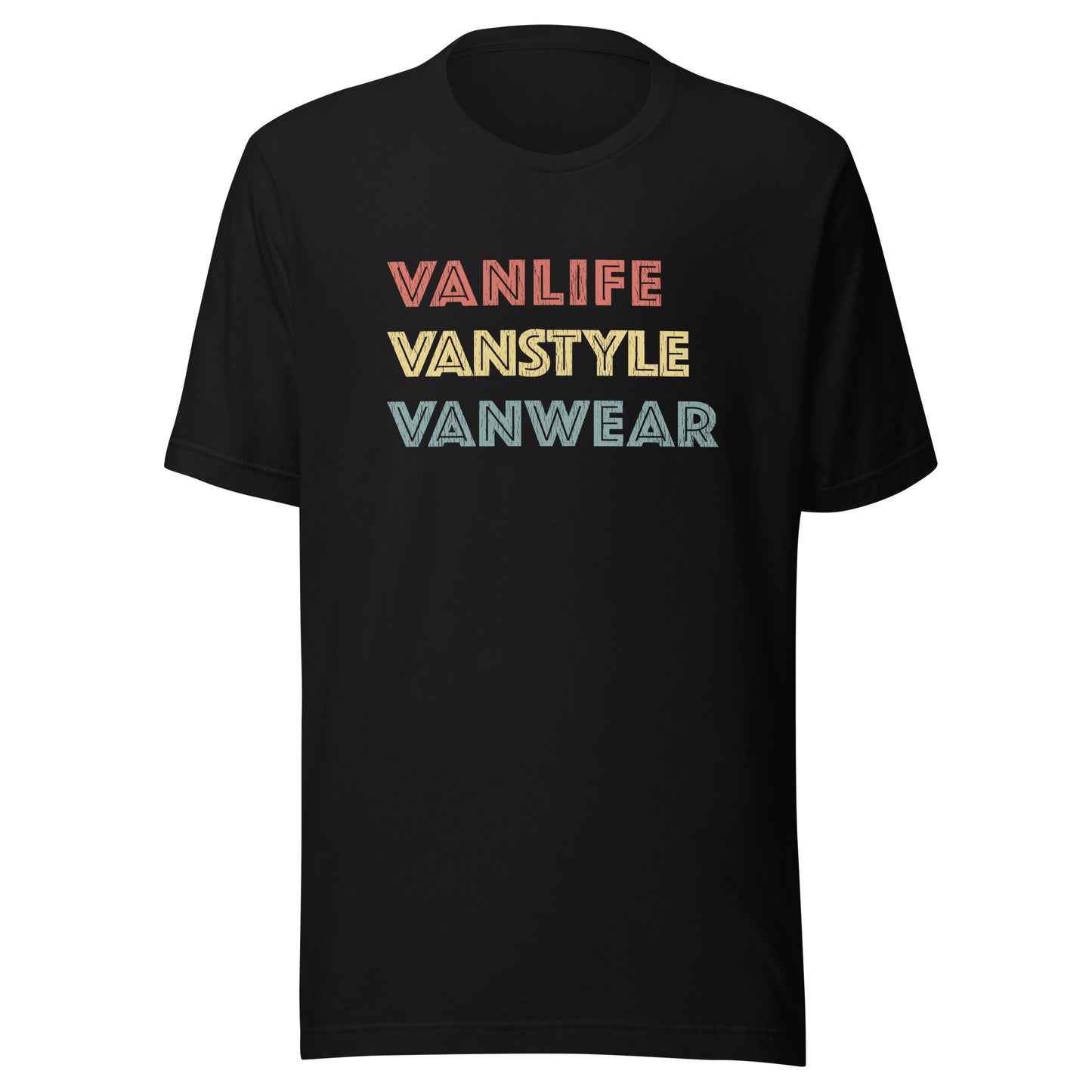 Vanwear Vanlife Unisex Campervan Unisex T-Shirt - Vanstyle!