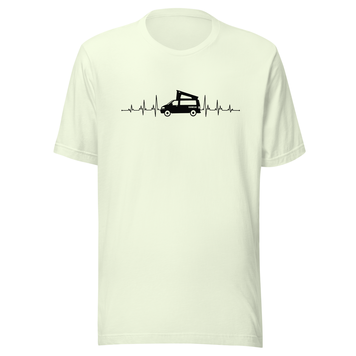Vanwear VW T5 T6 Heartbeat Unisex Campervan T-Shirt