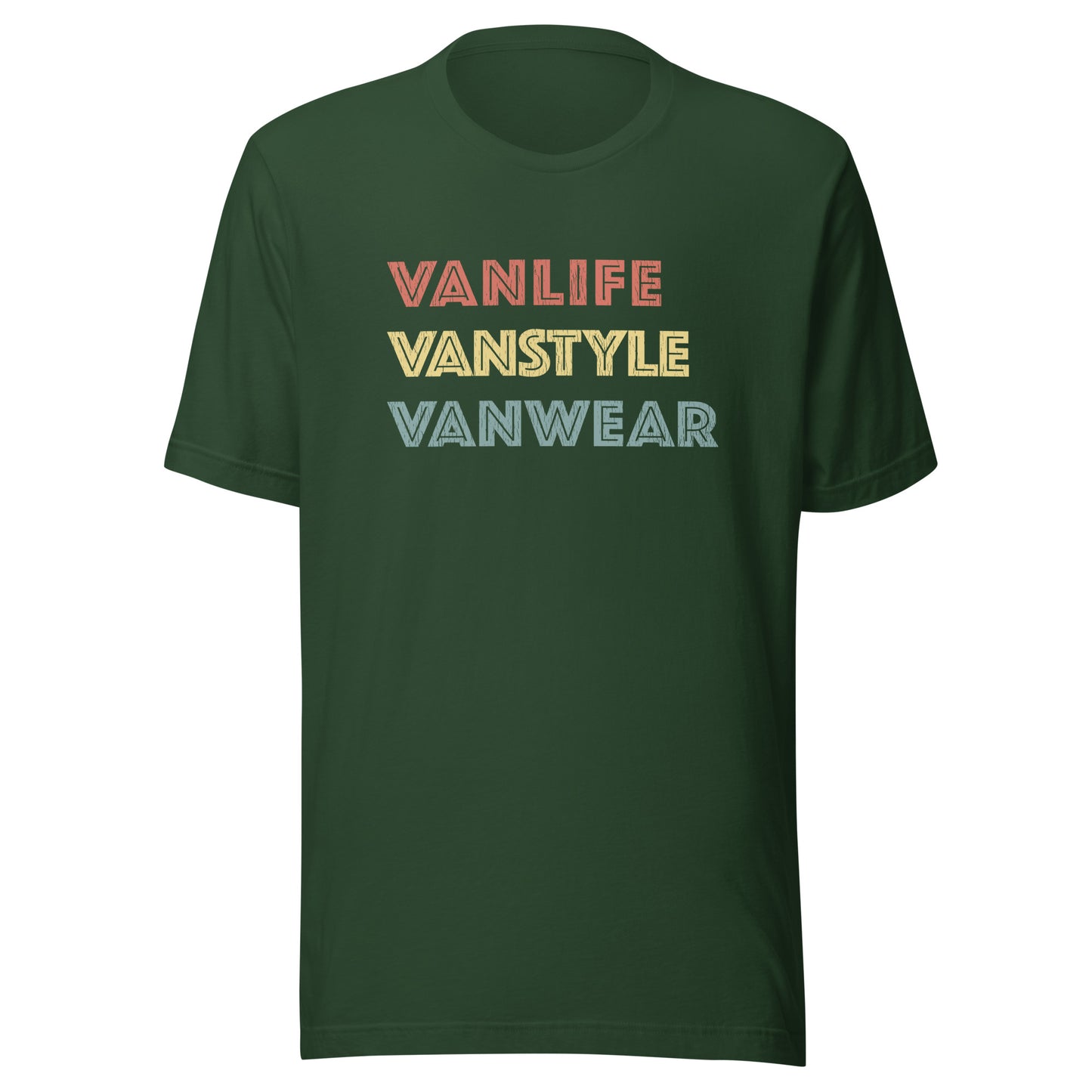 Vanwear Vanlife Unisex Campervan Unisex T-Shirt - Vanstyle!