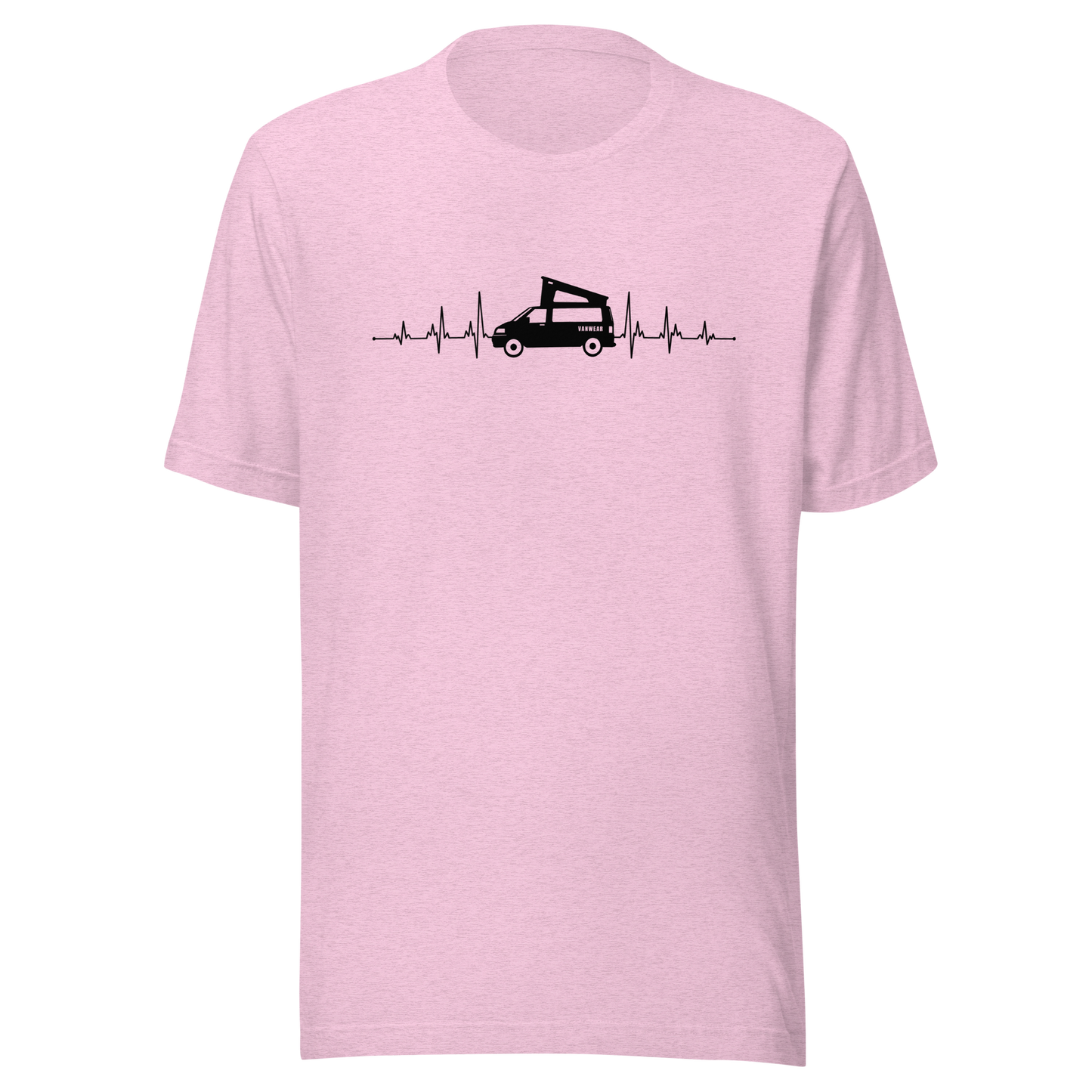 Vanwear VW T5 T6 Heartbeat Unisex Campervan T-Shirt