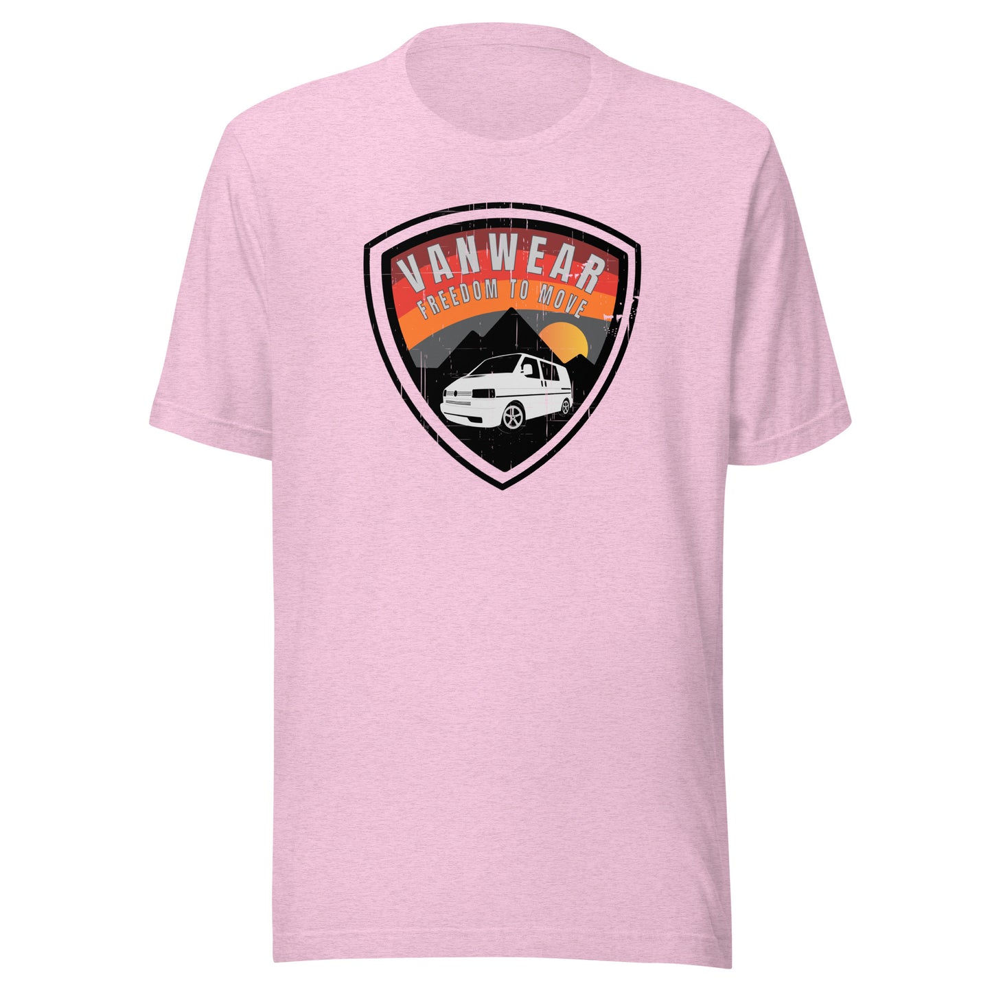 Vanwear VW T4 Campervan Unisex T-Shirt - Explorer Shield