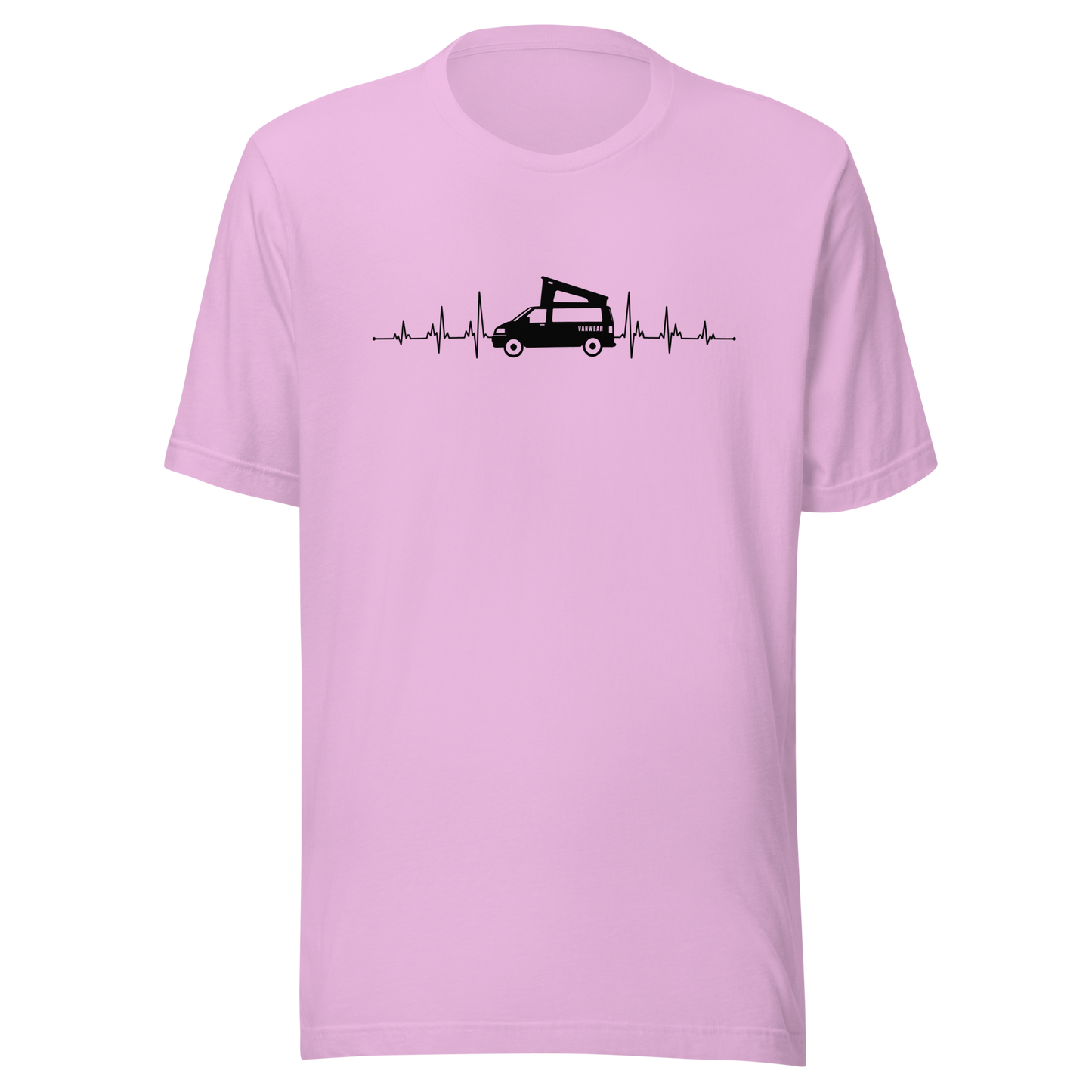 Vanwear VW T5 T6 Heartbeat Unisex Campervan T-Shirt