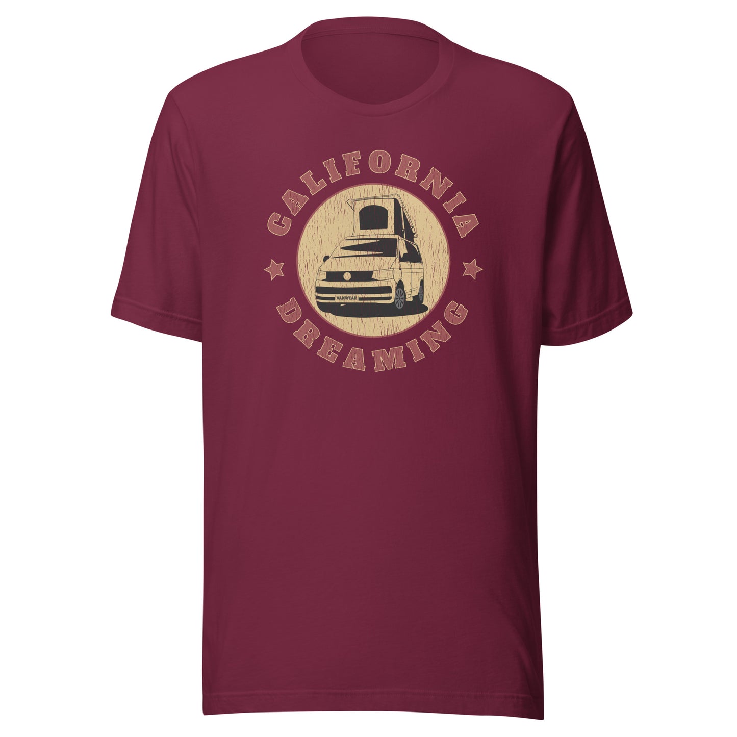 Vanwear Unisex California Dreaming VW T5 T6 Campervan T-Shirt