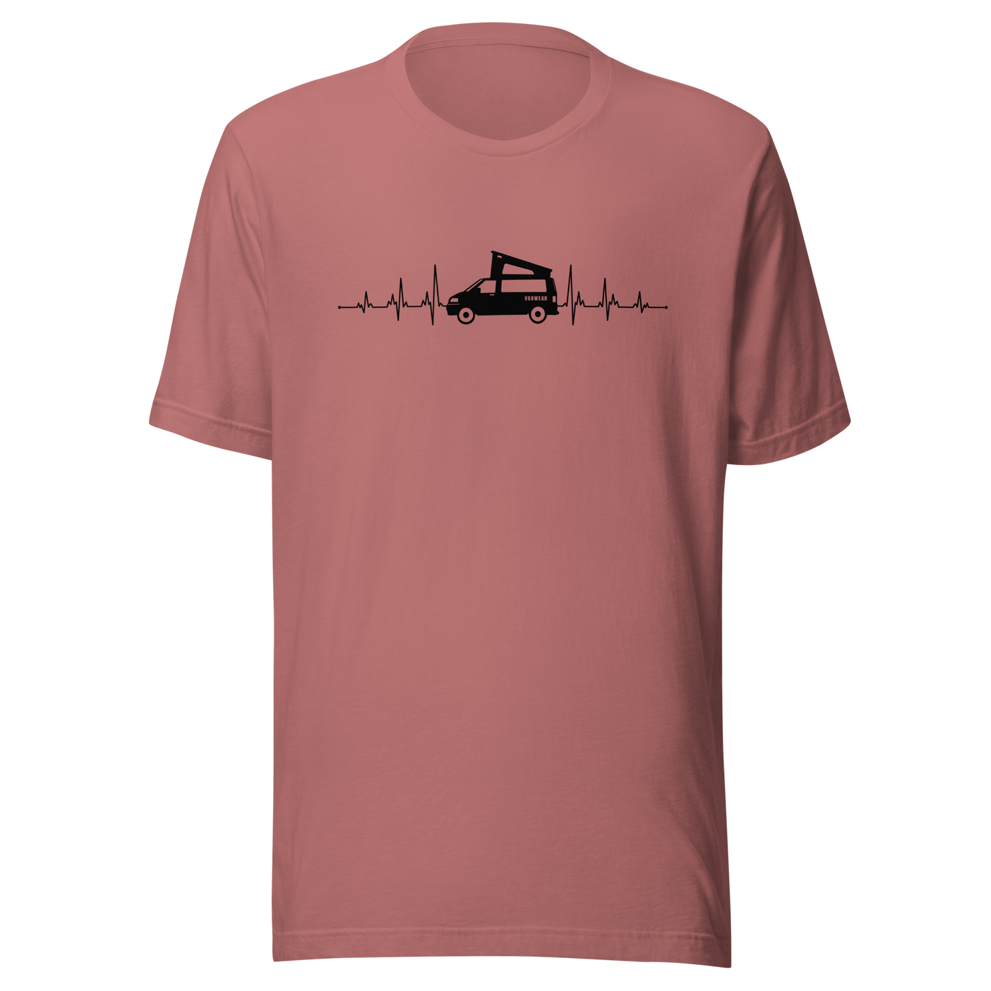 Vanwear VW T5 T6 Heartbeat Unisex Campervan T-Shirt