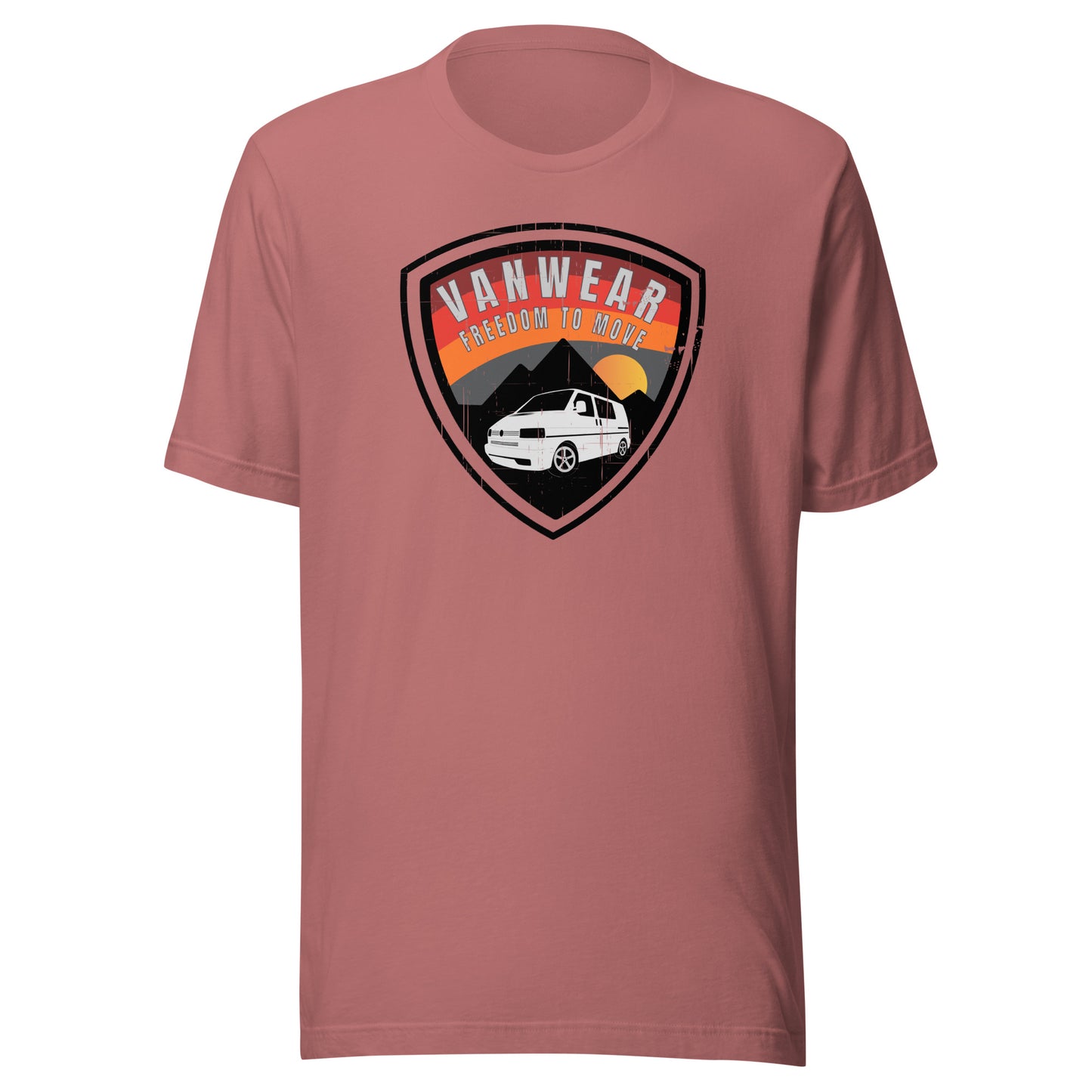 Vanwear VW T4 Campervan Unisex T-Shirt - Explorer Shield