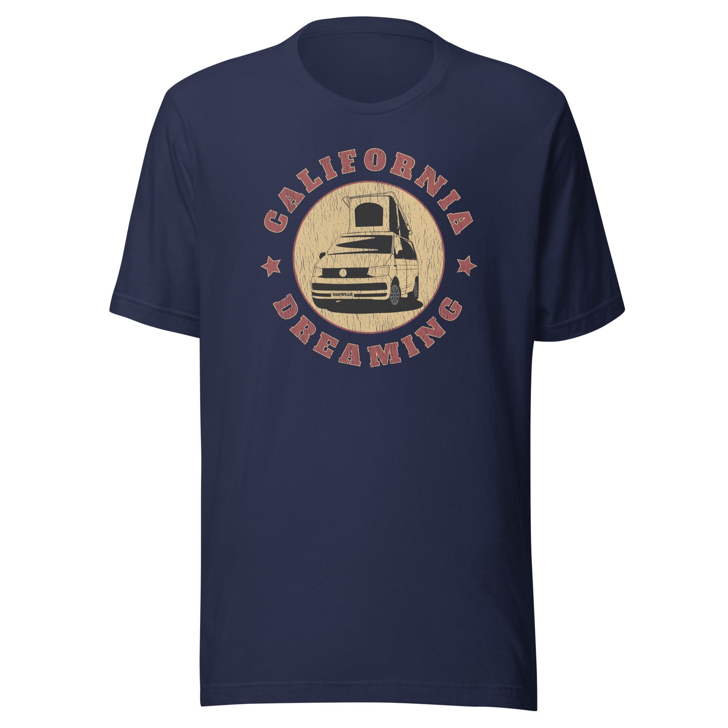 Vanwear Unisex California Dreaming VW T5 T6 Campervan T-Shirt