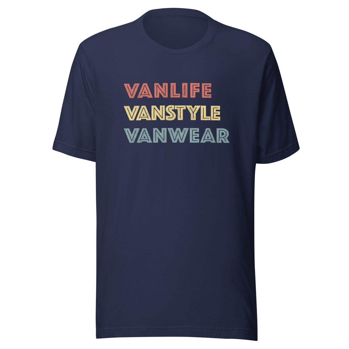 Vanwear Vanlife Unisex Campervan Unisex T-Shirt - Vanstyle!