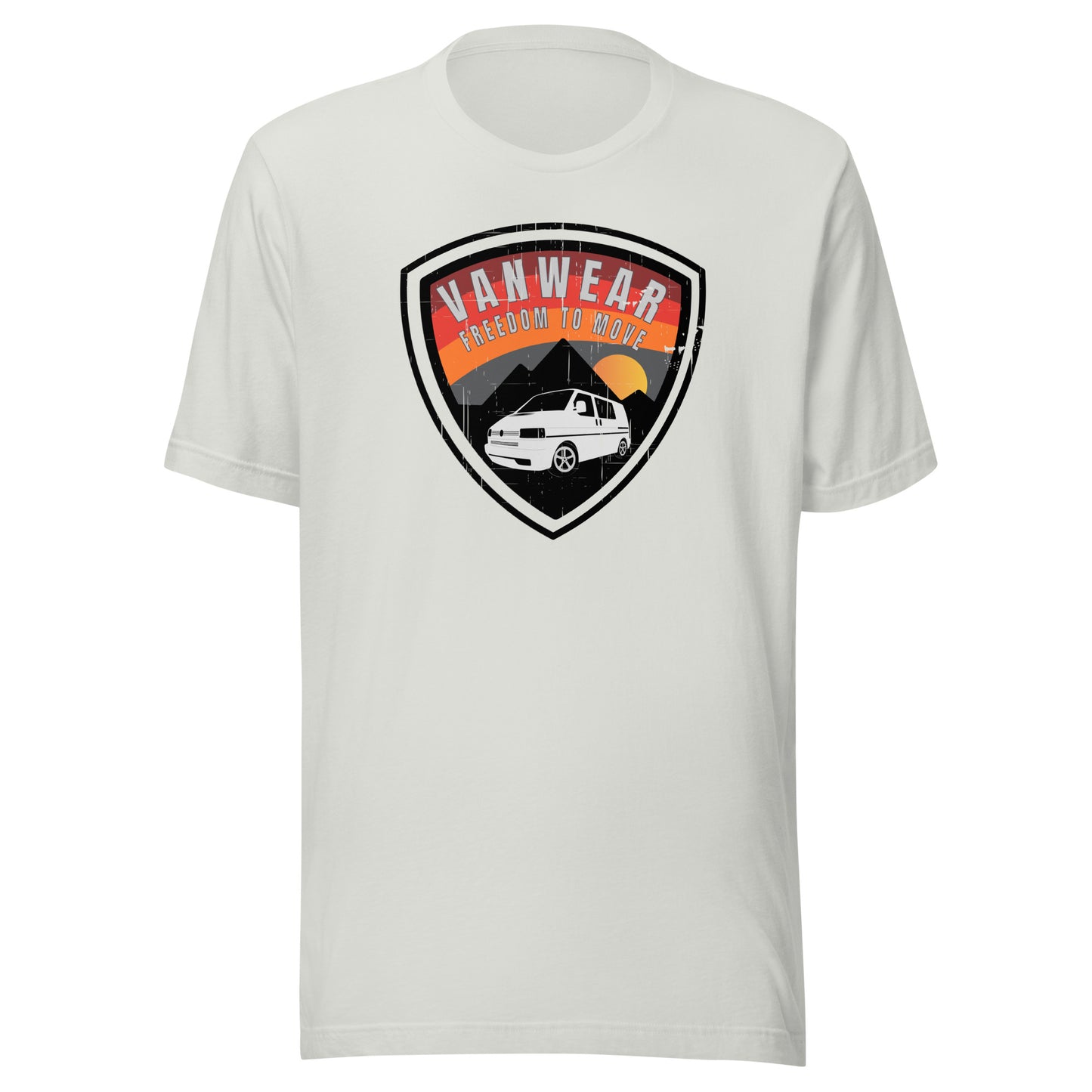 Vanwear VW T4 Campervan Unisex T-Shirt - Explorer Shield