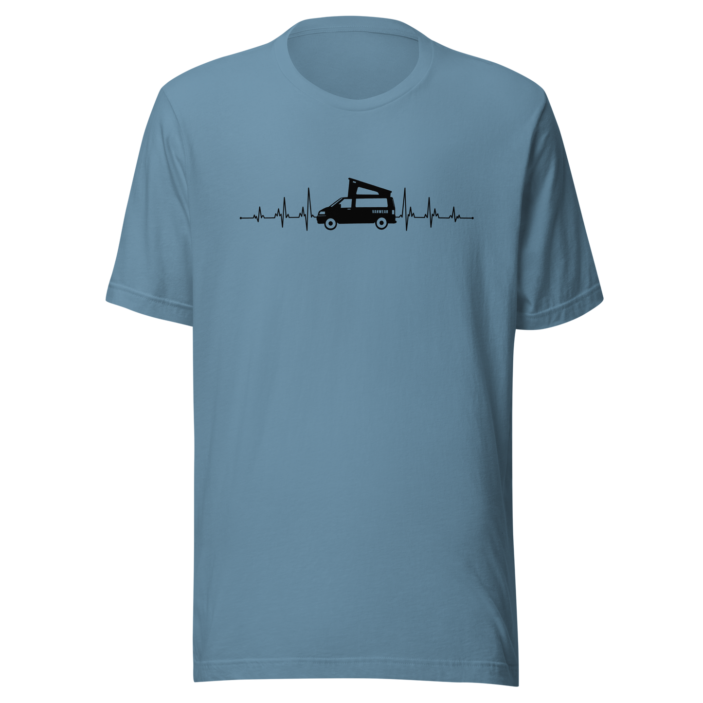 Vanwear VW T5 T6 Heartbeat Unisex Campervan T-Shirt