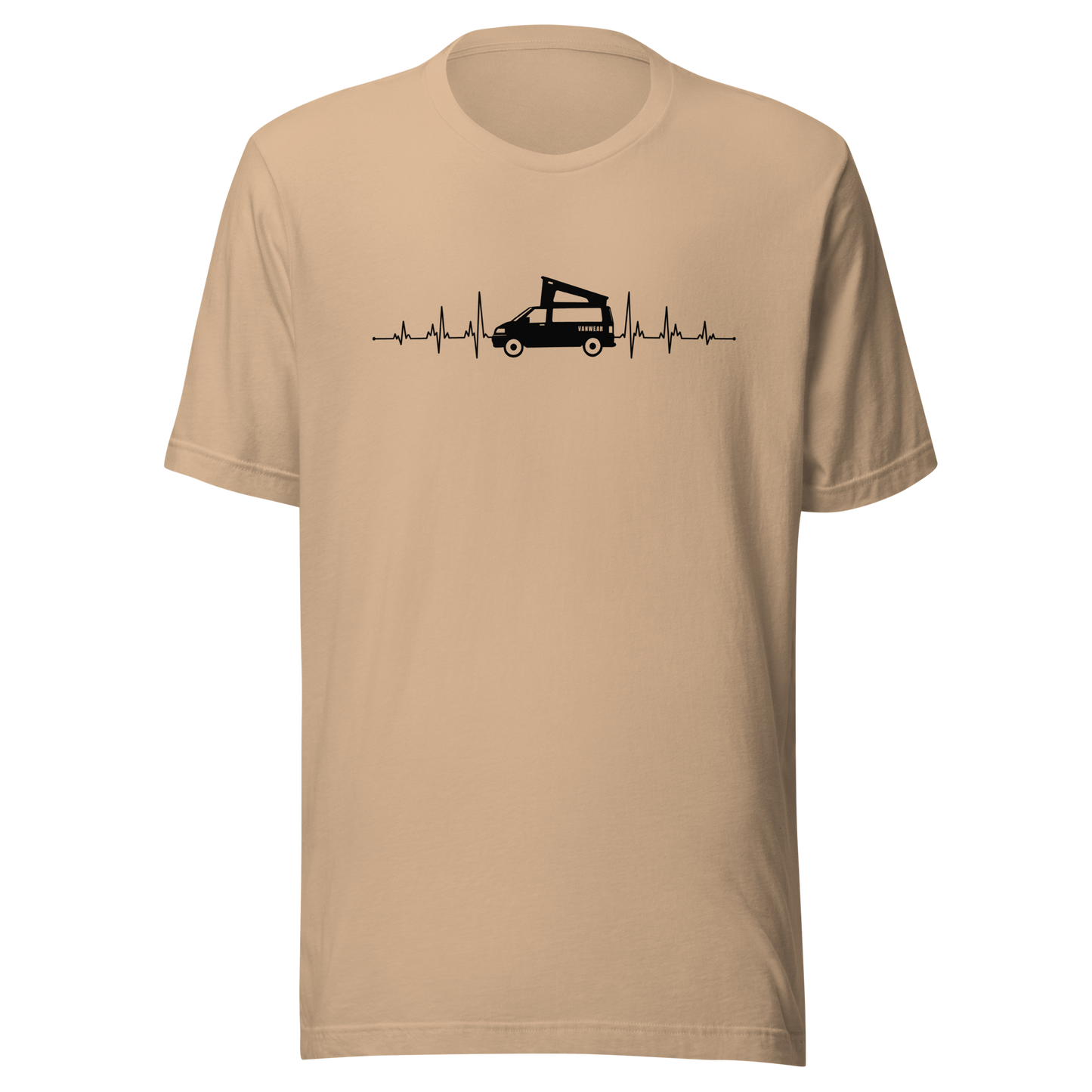 Vanwear VW T5 T6 Heartbeat Unisex Campervan T-Shirt