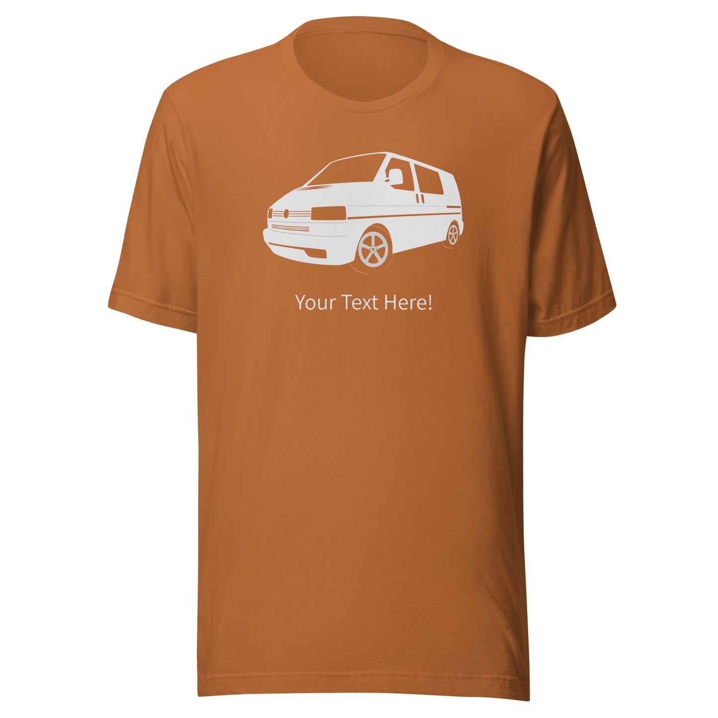 Vanwear Personalised Volkswagen VW T4 Campervan T-Shirt