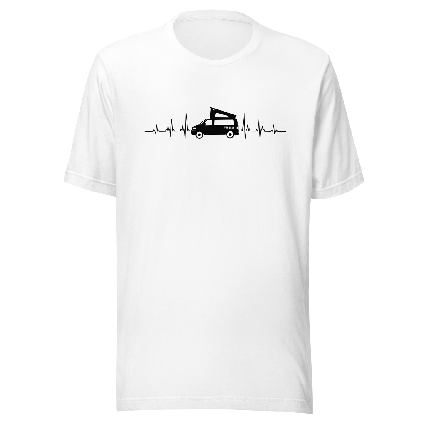 Vanwear VW T5 T6 Heartbeat Unisex Campervan T-Shirt