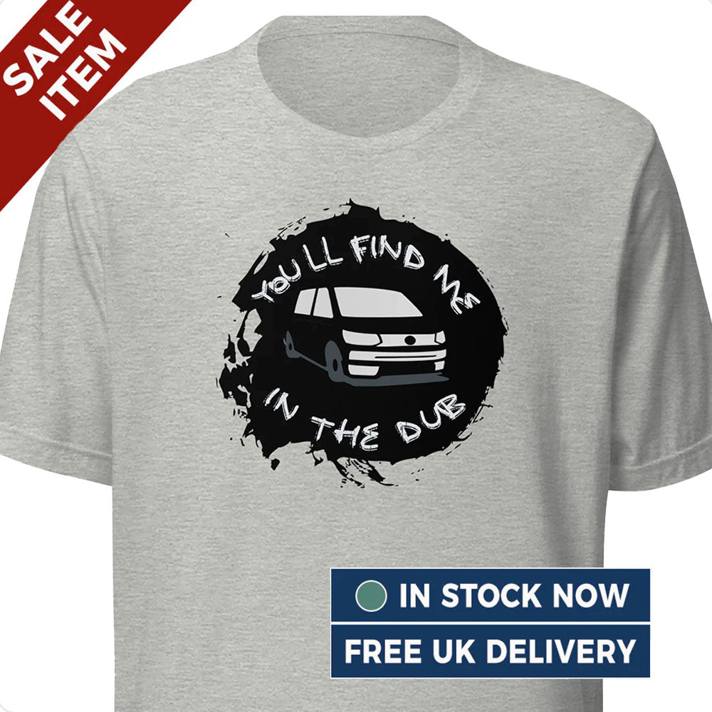[LARGE] Vanwear Find me in the Dub VW Campervan T-Shirt - (FREE Next Day Despatch)