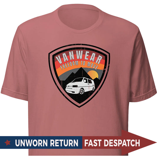 [2XL] Vanwear VW T4 Campervan Unisex T-Shirt - Unworn return (FREE 24hr Despatch)