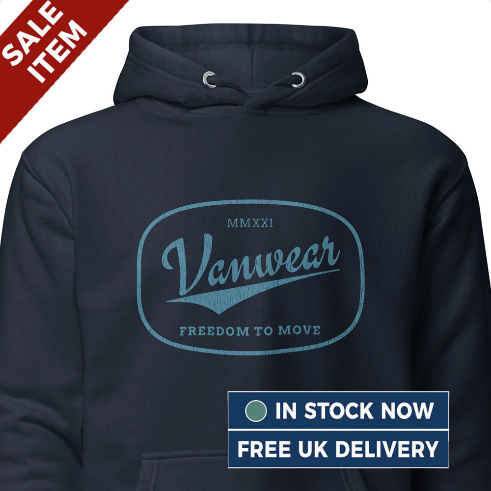 [SMALL] Vanwear Retro Style Campervan Hoodie - (FREE Next Day Despatch)
