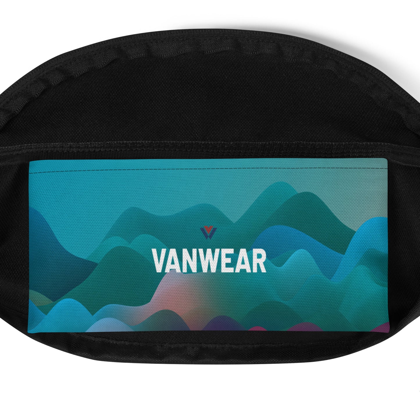 Vanwear Unisex Sling Bag / Waist Bag - Wavy Freedom