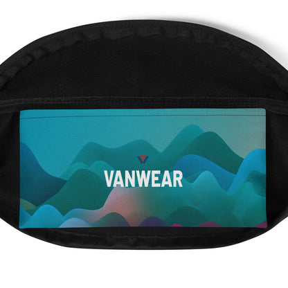 Vanwear Unisex Sling Bag / Waist Bag - Wavy Freedom