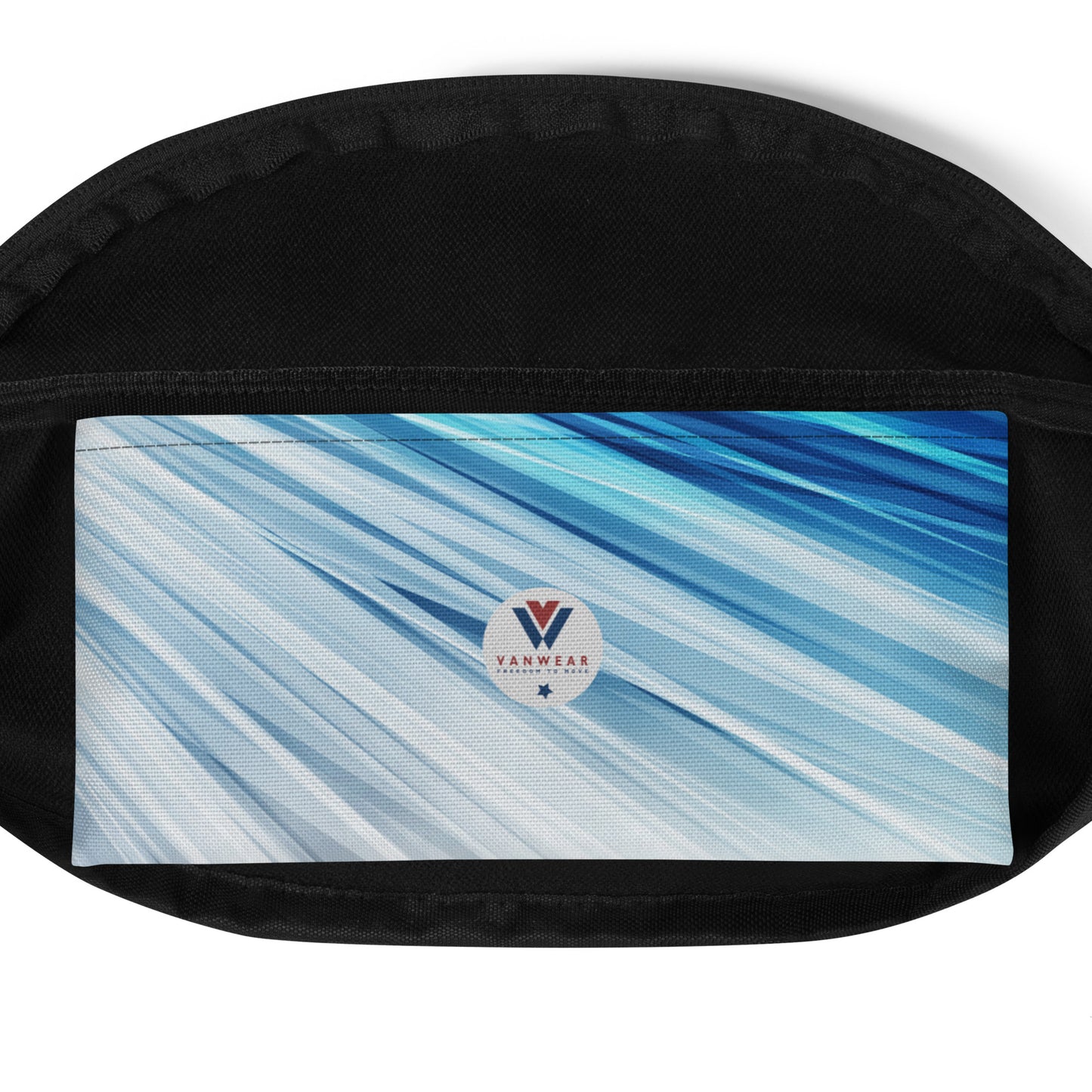 Vanwear Unisex Sling Bag - Sky Streak Blue