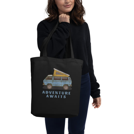 Vanwear Van Life Organic Tote Bag - T25 Blue