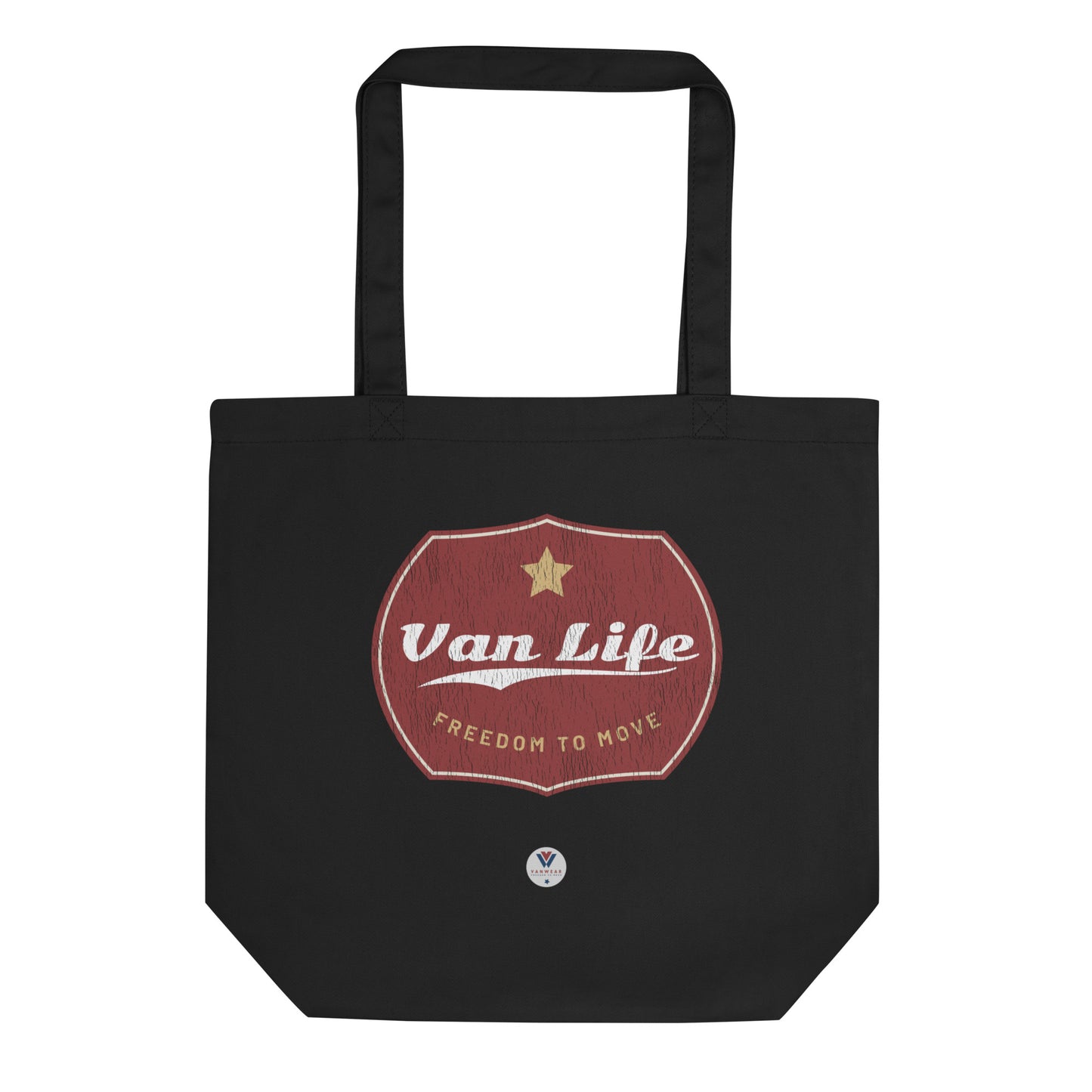 Vanwear Van Life Organic Tote Bag - Gold Star Dual Colour